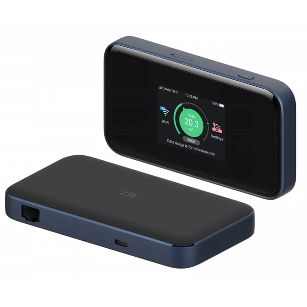 ZTE Mu5002 5G NSA/SA 5G NR+LTE EN-DC-Sub6G FDD:n1/3/5/7/8/20/28/38/40/41/42 TDD:n77/78/41 Cat2 MiFi 모뎀