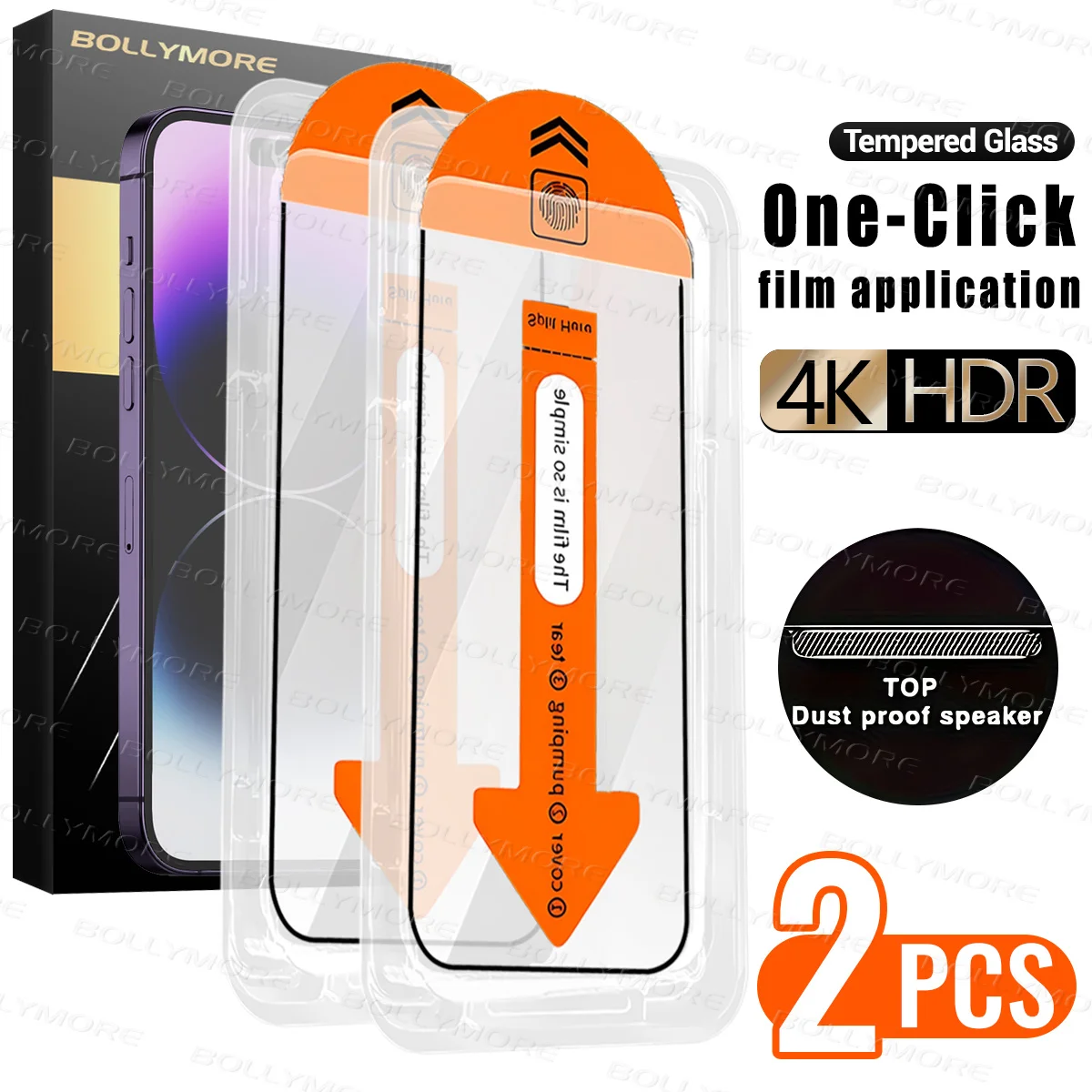 Enhanced Screen Protector and Phone Case Set - 3 High-Definition Protectors & 1 Durable Case