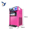Ice Cream Making Machine ZY-168 Stainless Steel Small 1200W Table Type Automatic Commercial Double Storage Cylinder Equipment 4