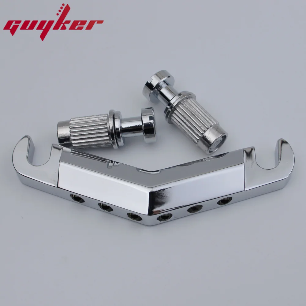 Guitar Stop Bar Tailpiece with Anchors And Studs for LP SG Guitars