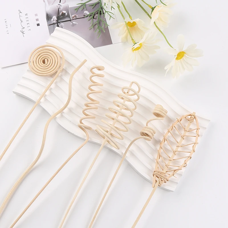 5pcs Vine Aroma Volatile Stick Natural Reed Fragrance Aroma Oil Diffuser Rattan Sticks Perfume Volatiles For Home Refill Sticks