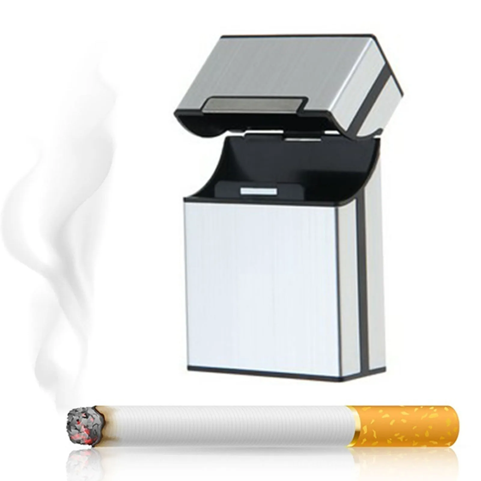 Sleek Tobacco Holder - 20 Capacity Cigarette Case