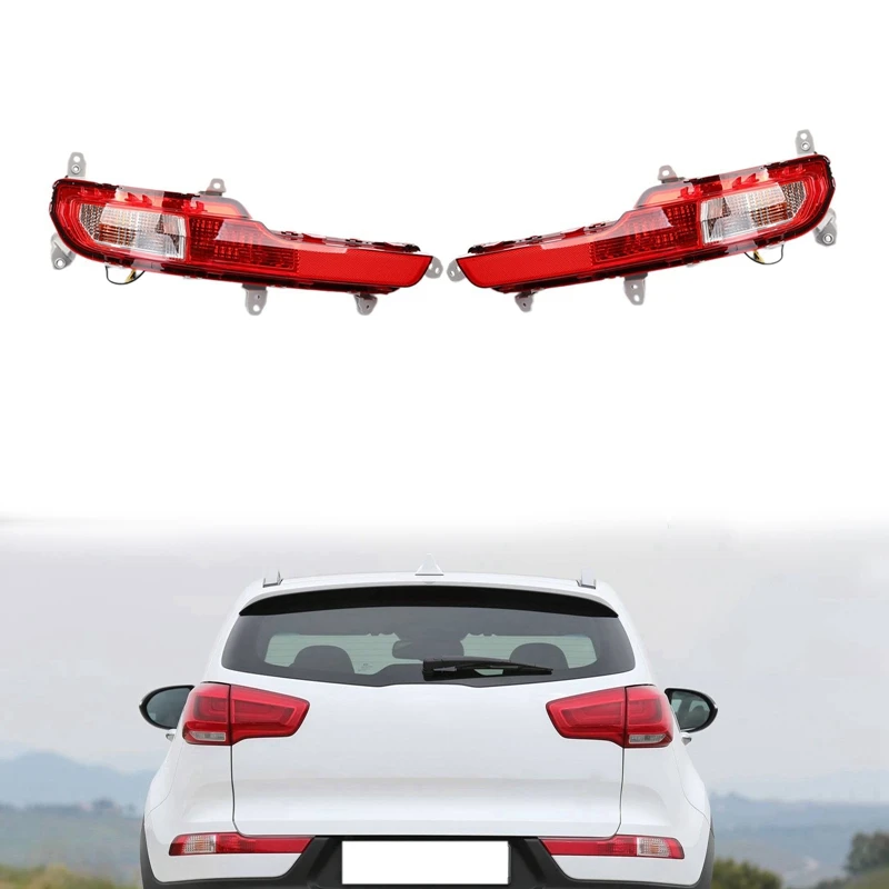 Car Rear Bumper Fog Light Parking Warning Reflector Led Taillights For