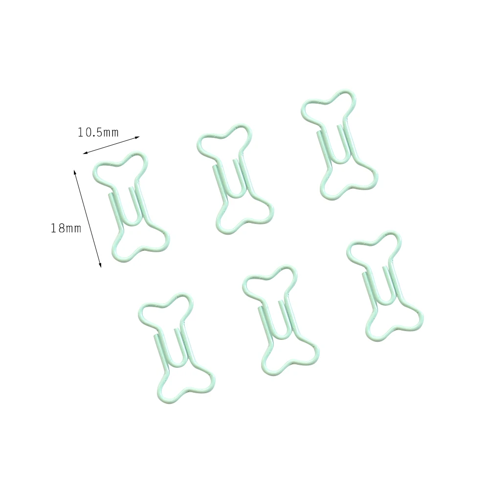 Mini bone paper Clip Bookmark binder clip Office Accessories paper Clips Patchwork Clip H0481 50pcs /bag paper clips,binder clips
