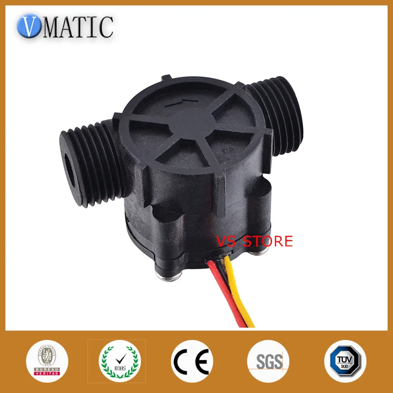 Micro Meter Liquid Hall Effect Magnetic Switch VCA168-4 Water Flow Rate Sensor