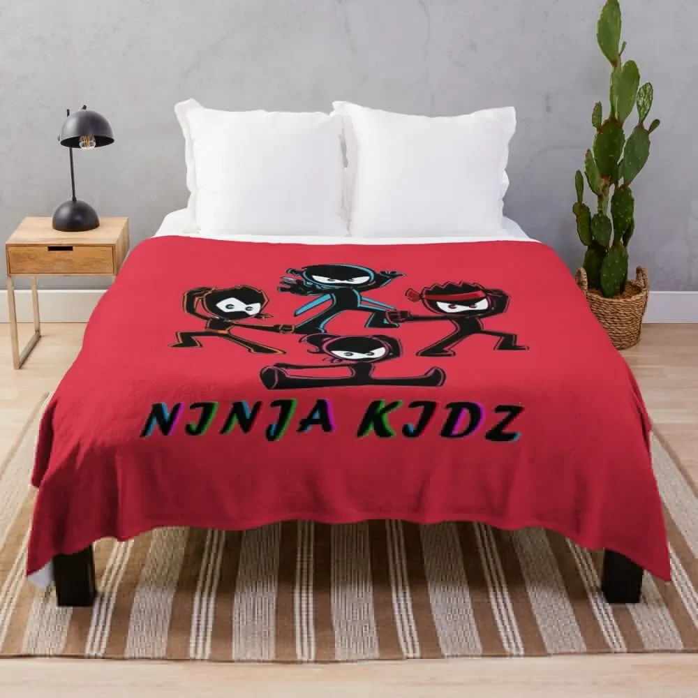 

ninja kidz Throw Blanket Soft Big decorative Stuffeds Decorative Sofas Luxury Blankets