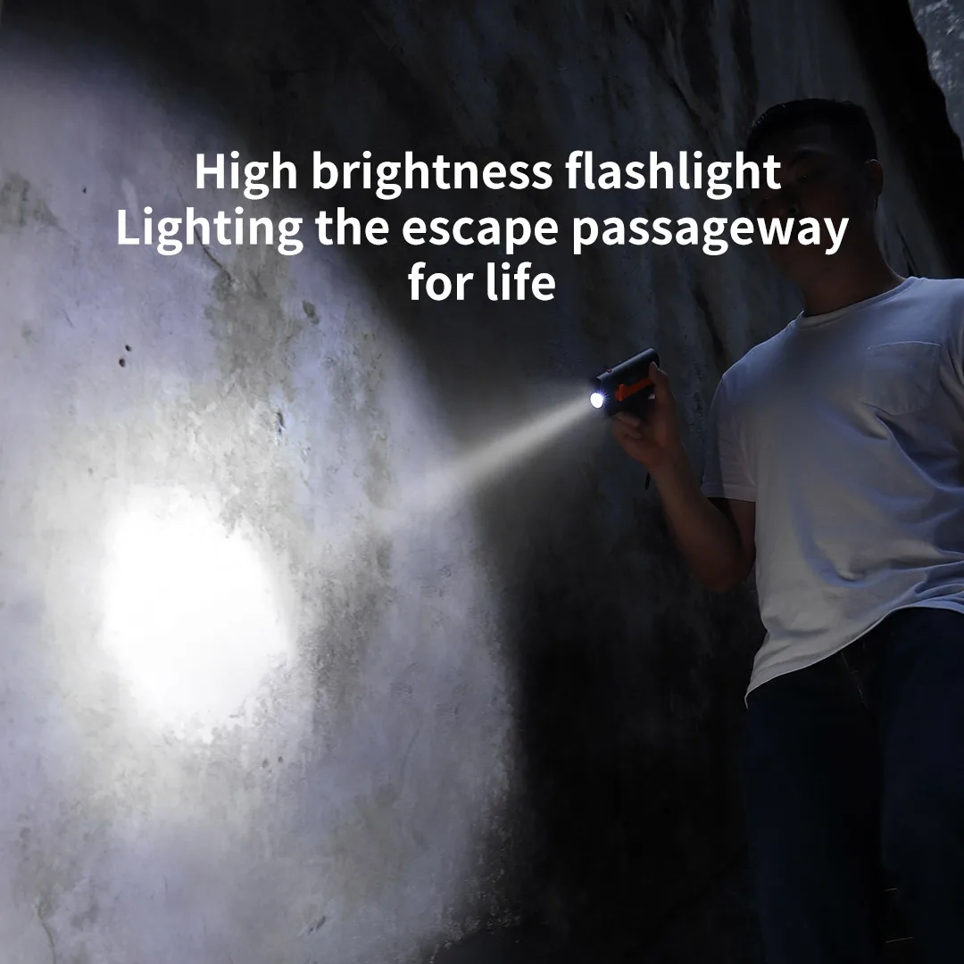 NexTool 6-in-1 AM FM Radio Flashlight 4500mAh Manual Power Generation Alarm Laser Light Outdoor Emergency Power Bank Hard Light led flashlight,camping lamp,led work light,camping lights,work light