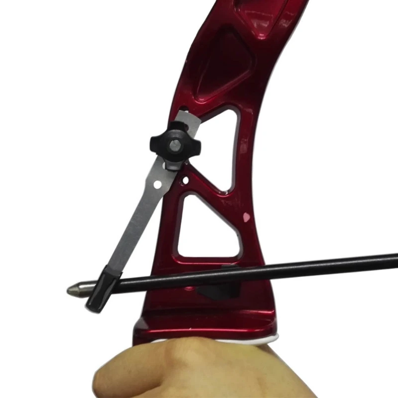 Adjustable Bow and Arrows Clickers Archerys Accessory for Hunting Stainless Steel Archerys Recurve Bow Clickers 69HD