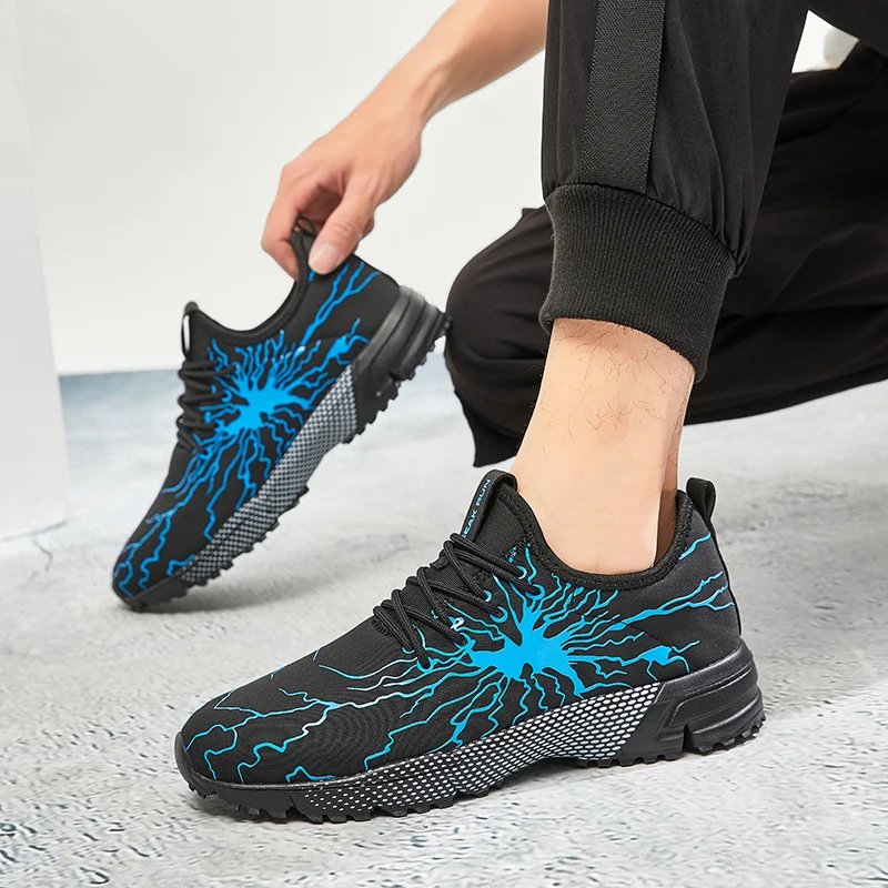 Modern Men's Breathable Mesh Casual Shoes Lightweight Non-slip_voghion.com