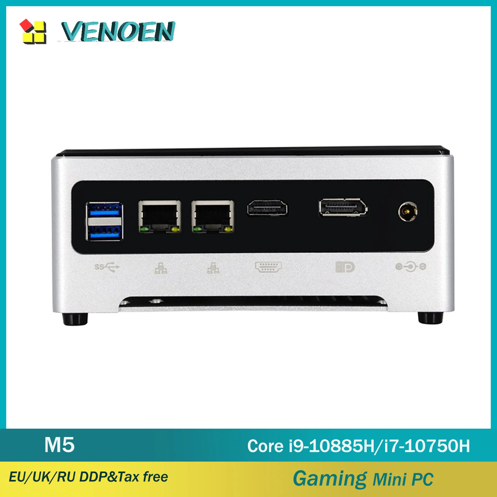 

Gaming Mini PC 10TH Gen Intel Core I9 I7 I5 DP HDMI 6*USB3.0 4K Thin Client Micro Computer Windows License Linux 6*USB WIFI