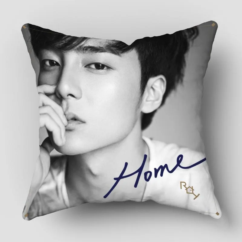 

Roy Kim Pillow Cover Bedroom Home Office Decorative Pillowcase Square Zipper Pillow Cases Satin Fabric Eco-Friendly 7.11WJY