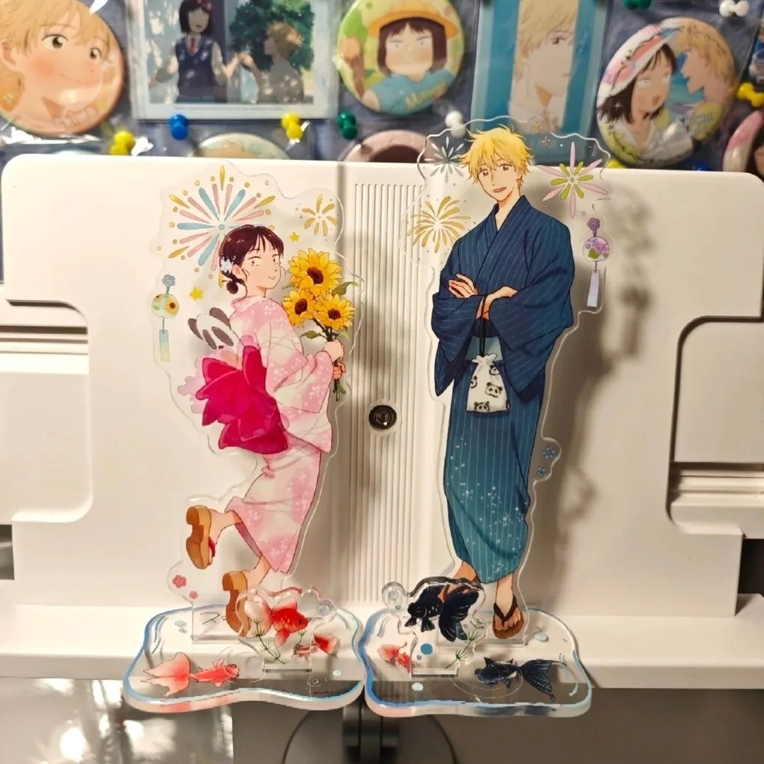 Anime Manga Skip and Loafer Cosplay Stand Model Plate Cute Shima Sousuke Iwamura Mitsumi Acrylic Desk Display Ornament Gifts anime cosplay props anime acrylic stand