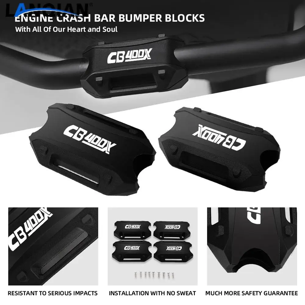 

For HONDA CB400X CB 400X All Year 2013 2014 Motorcycle Accessories Engine Crash Bar Protection Bumper Decorative Guard Block