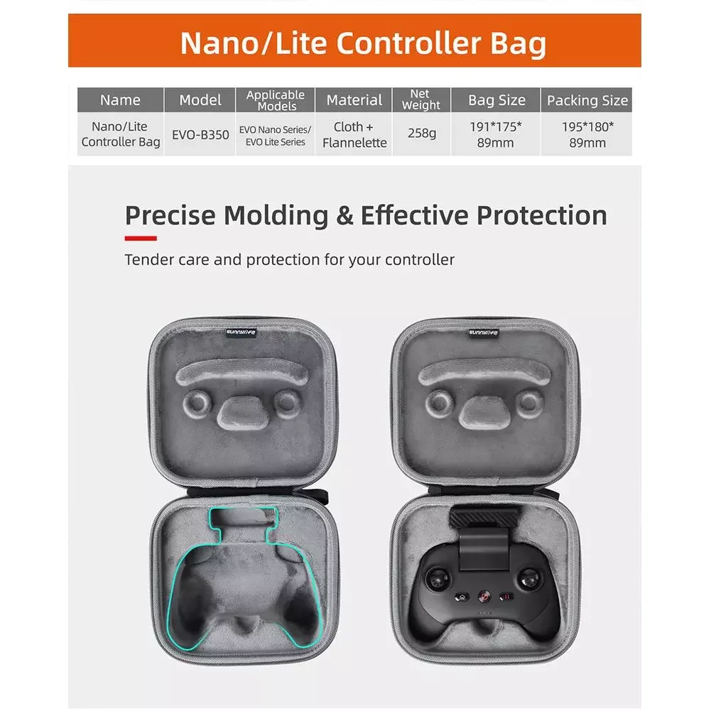Autel Robotics EVO Nano/Lite Series Portable Storage Bag Remote Controller/Drone Body Case Accessories Outdoor Travel Bag