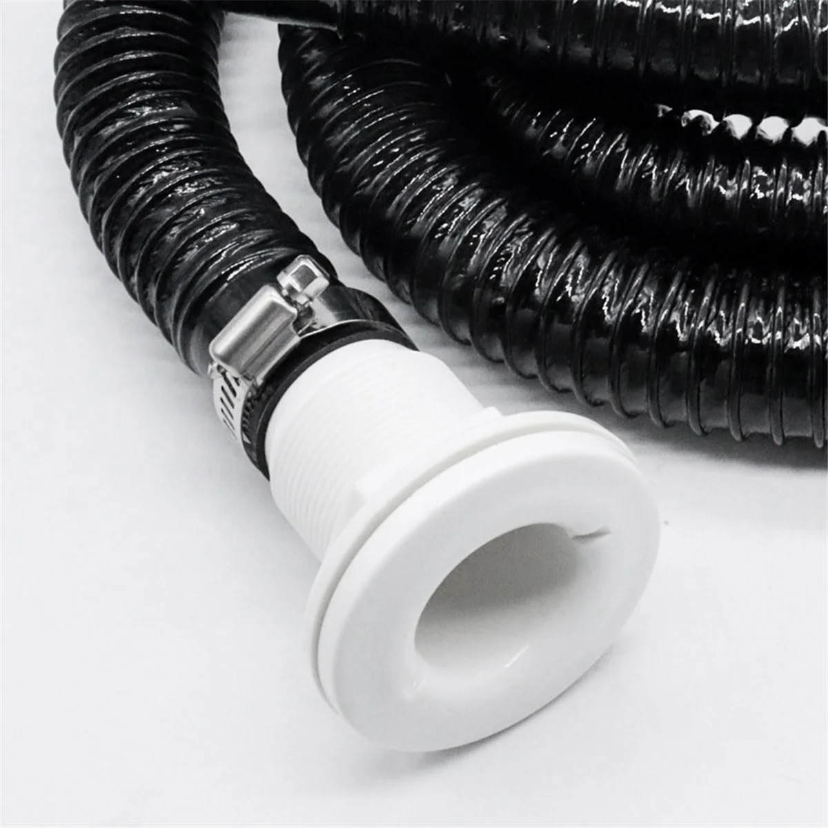 BAAU 1-1/8-Inch Bilge Pump Hose Dia Plumbing Kit,Bilge Pump Installation Kit , Drain Outlet Replacement Hardware