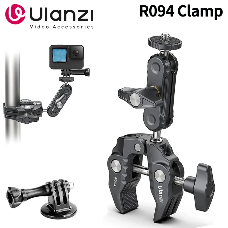 Adjustable Magic Arm Clamp with Universal Screw Mount