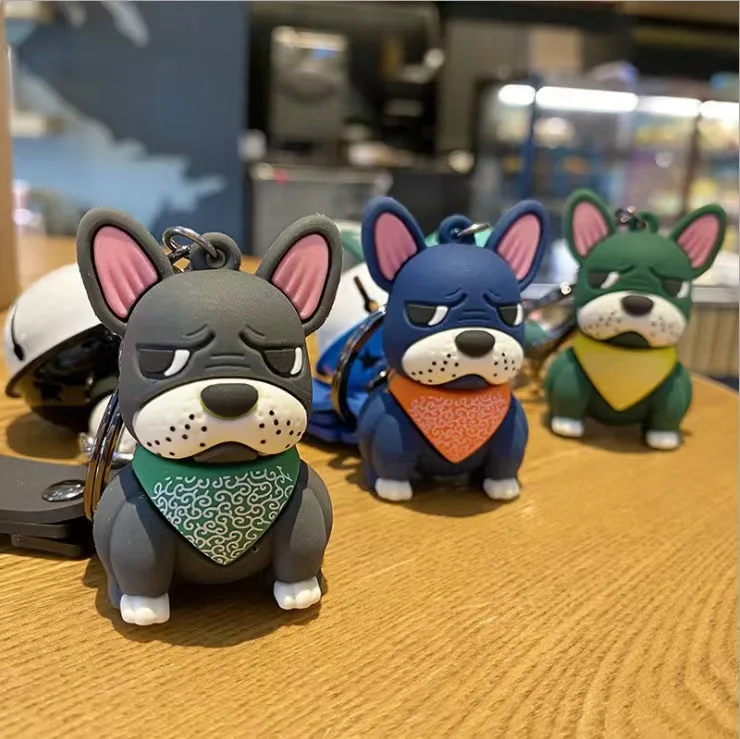 French Bulldog Action Figures Keychains - power shop