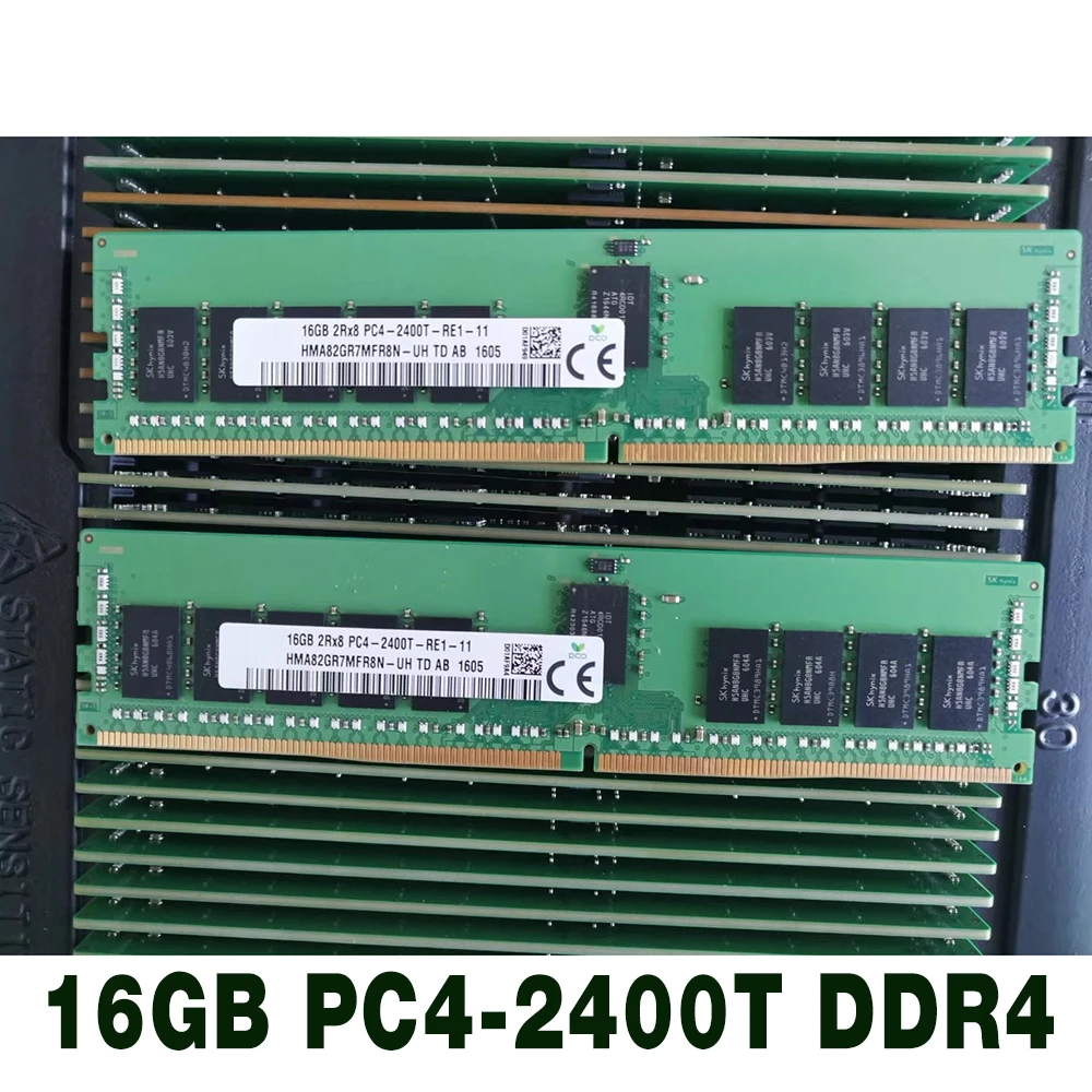 

1 pcs 16G For SK Hynix RAM 2RX8 ECC REG RDIMM HMA82GR7MFR8N-UH Memory High Quality Fast Ship 16GB PC4-2400T DDR4