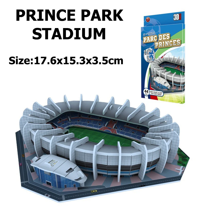 Miniature 3D DIY Football Stadium Puzzle - Perfect Gift