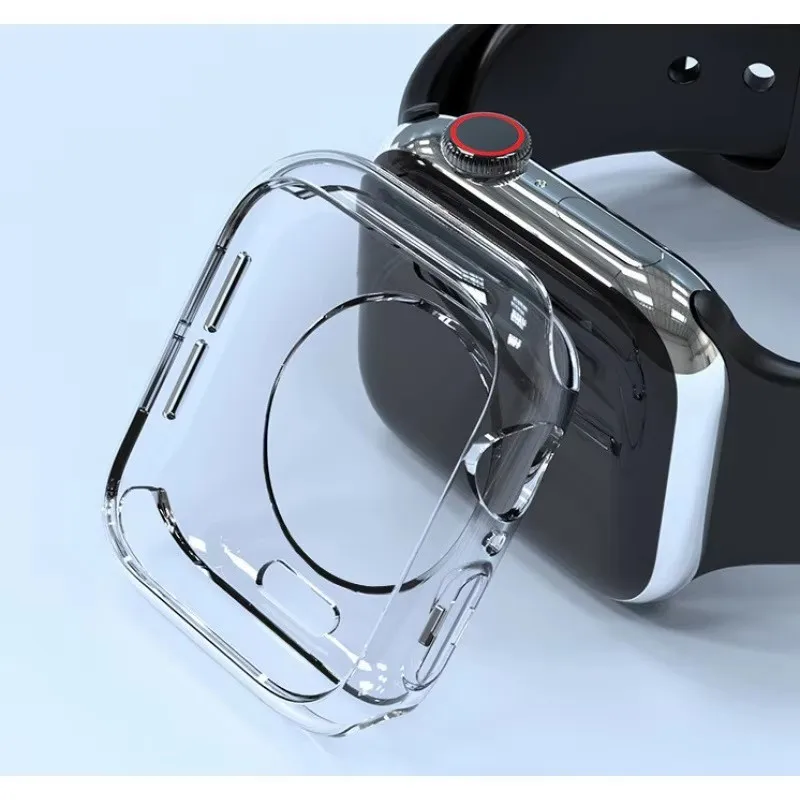 Clear Case Apple Watch Series10 46mm 42mm 9 8 7 45mm 41mm No Screen Protector Full TPU Bumper Cover iWatch SE 6 5 4 44 40mm apple watch screen protector case,watch screen protector case,watch case,apple watch case,tpu protective case,watch protective cover,watch protective case,watch cover