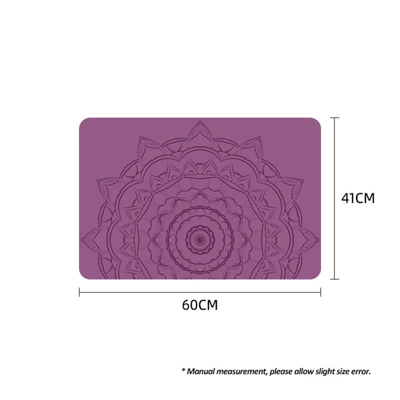 40x60cm Non Slip Small Yoga Mat Knee Elbow Cushion Rubber Eco-friendly Workout Exercise Pad For Fitness Gymnastics And Pilates