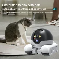 Caméra Robot WIFI à double objectif, surveillance à double écran 1080P HD PTZ, caméra de Surveillance de sécurité IP, suivi automatique, moniteur pour bébés et animaux de compagnie 4