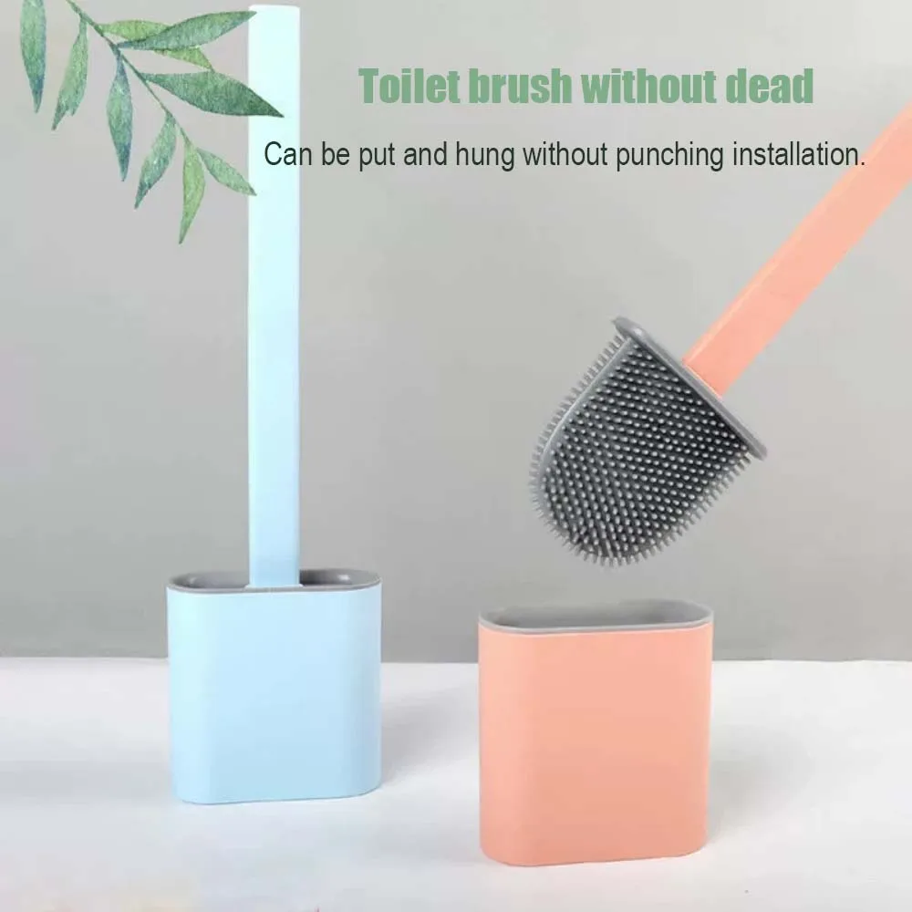 Silicone toilet brush modern design