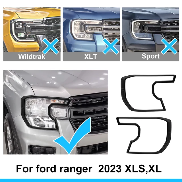 Slim Matte Black Side Door Molding Body Cladding For Ford Ranger T9 2023  2024 Wildtrak XLT XL XLS Sport Next Gen Accessories - AliExpress