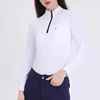 2024 Horse Riding Clothes Long Sleeve Horse Back Rider Competition Top Tees Equipment Equestrian Cotton Polo Shirts 4