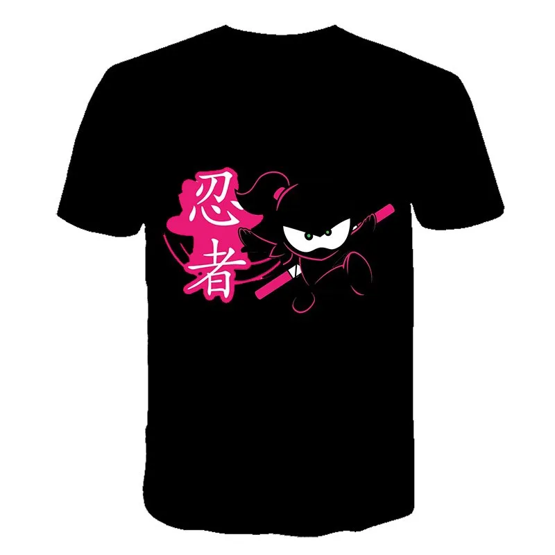 Children's Cartoon Ninja Kidz T-Shirt For Boys Girls Cute 3D Print Short Sleeve T Shirts Child Baby Toddler Anime Tee Tops 3-14Y t-shirt child girl	