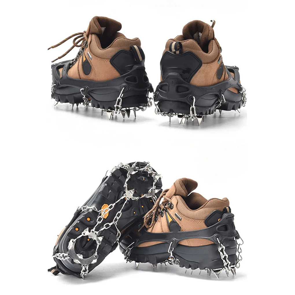

1 Set Ice Climbing Crampon Anti-rust 24 Teeth Snow Shoe Accessories