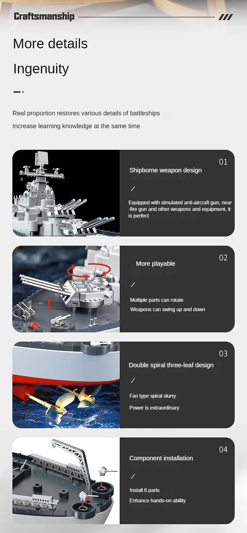 2.4G Remote Control Boat Toys Ship Warship Launchable Toy Ship Simulation Mothership New Battleship Gift 49 2.4G Remote Control Boat Toys Ship Warship Launchable Toy Ship Simulation Mothership New Battleship Gift