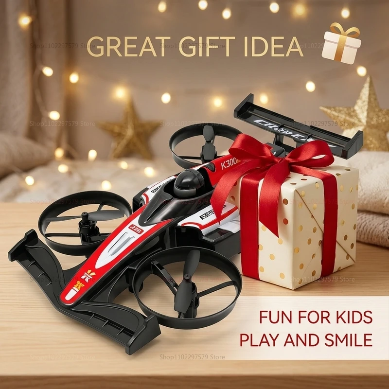 K300MAX Dron Auto 2-v-1 na dálkové ovládání - modrá nebo červená