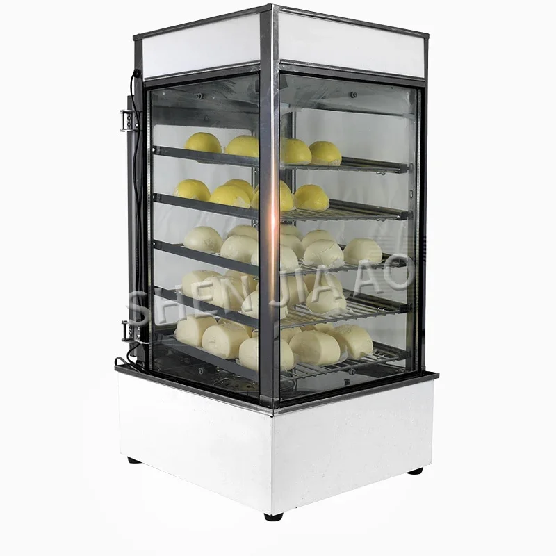 FD-500 Commercial Electric Steaming Cabinet Surrounded Toughened Glass Commerical Bun Steamer Bread Steamer Steamed Buns Furnace