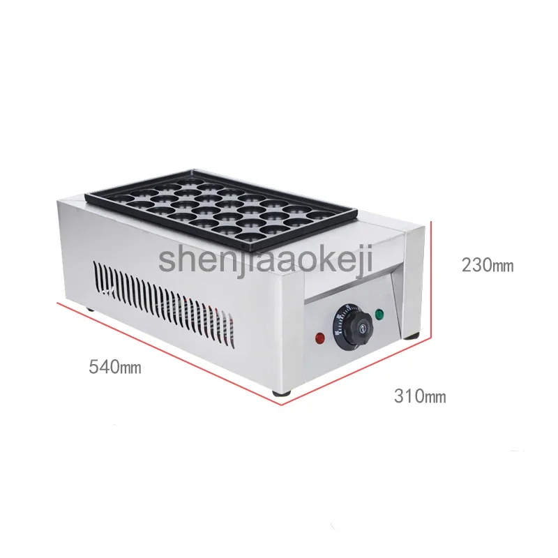 Professional Electric Octopus Ball Machine Non-stick Pan Fish Ball furnace Commercial single board octopus balls machine 220v1pc