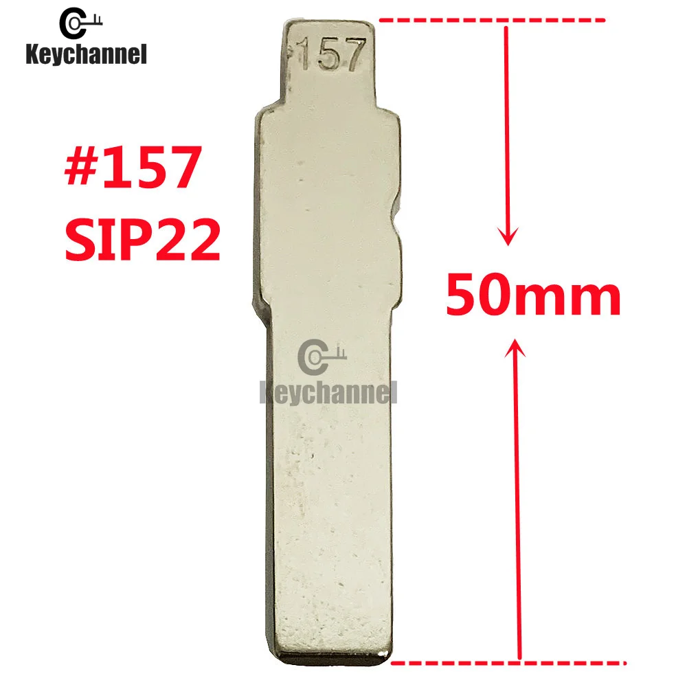 10PCS/LOT LISHI SIP22 #157 Key Blade For KD JMD VVDI Universal Remote Fob For Fiat Punto Ducato Stilo Panda Idea