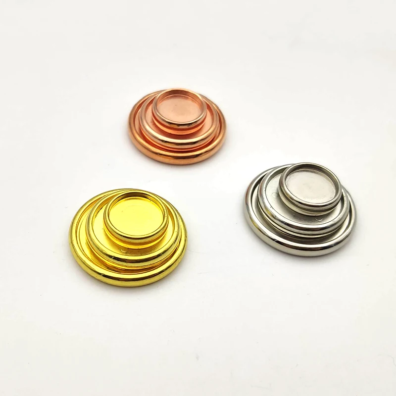 19-35mm Rose Golden Plastic Mushroom Binding Buckle Notebook Binder Discs Binder Ring Discs for Planner Scrapbooking Accessories Plastic Binding Rings Loose Leaf Binding Coil Notebook Accessories Book Binding Supplies Plastic Binding Coil