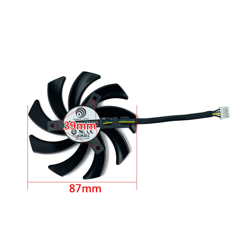 Super Single Fan Gtx 1650 Super Pin Connector 1660 Ti 95mm