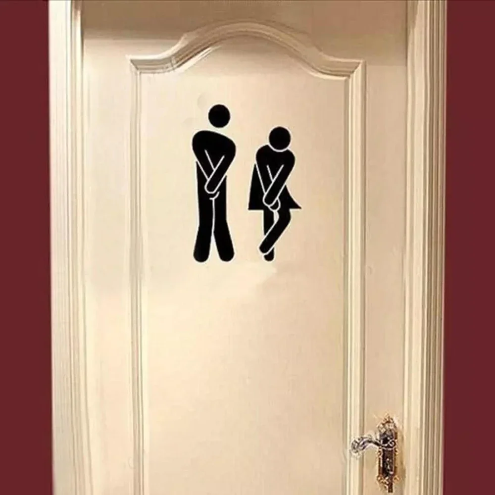 25x29CM Toilet English Stickers Home and Public Places Transparent Removable Decoration DIY Art Home Bathroom Sticker Rules