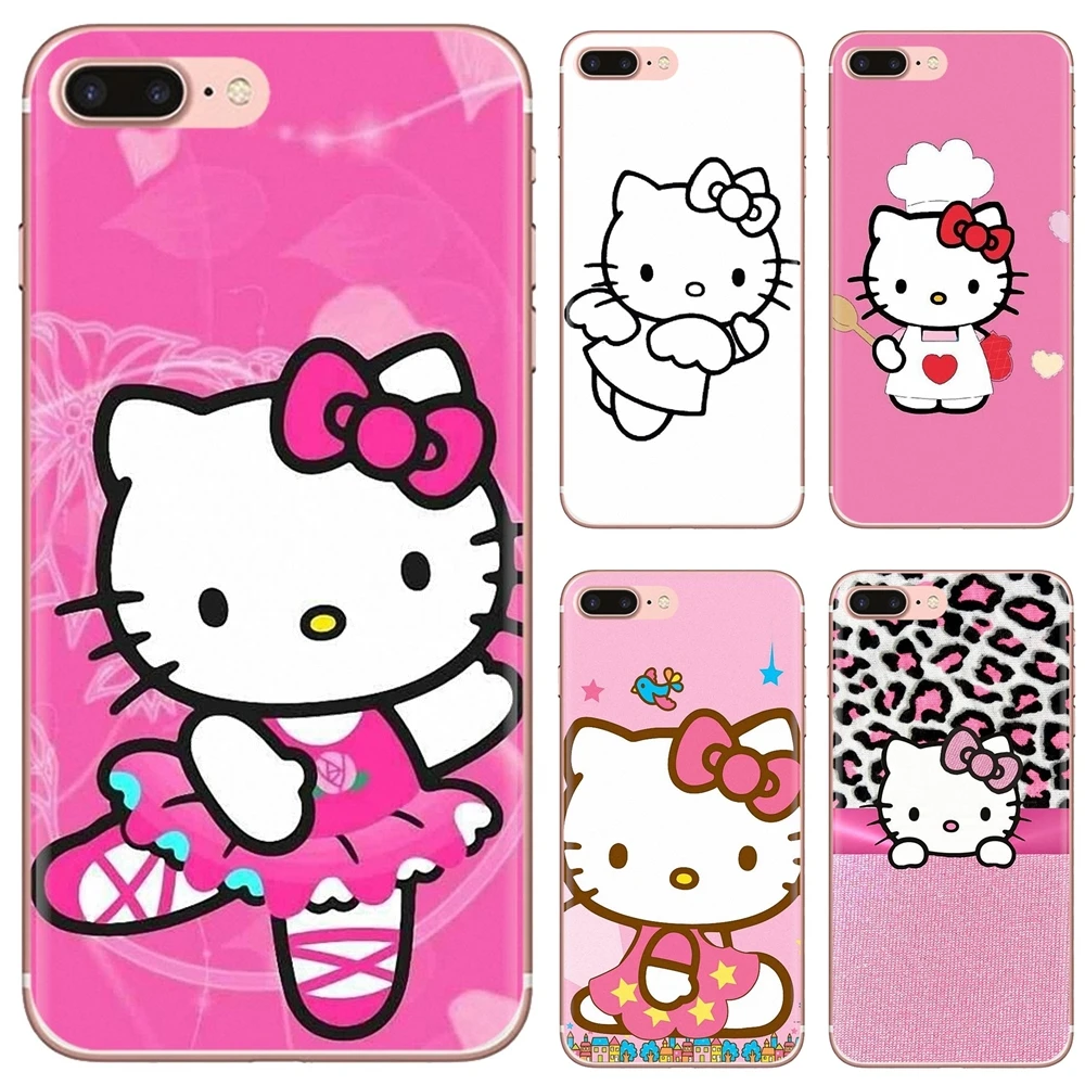 Розовый чехол Hello kitty из ТПУ для LG G5 G6 G7 Q6 Q7 Q8 Q9 V10 V20 V30 X Power 2 3 Spirit G2 G3 G4 Mini |
