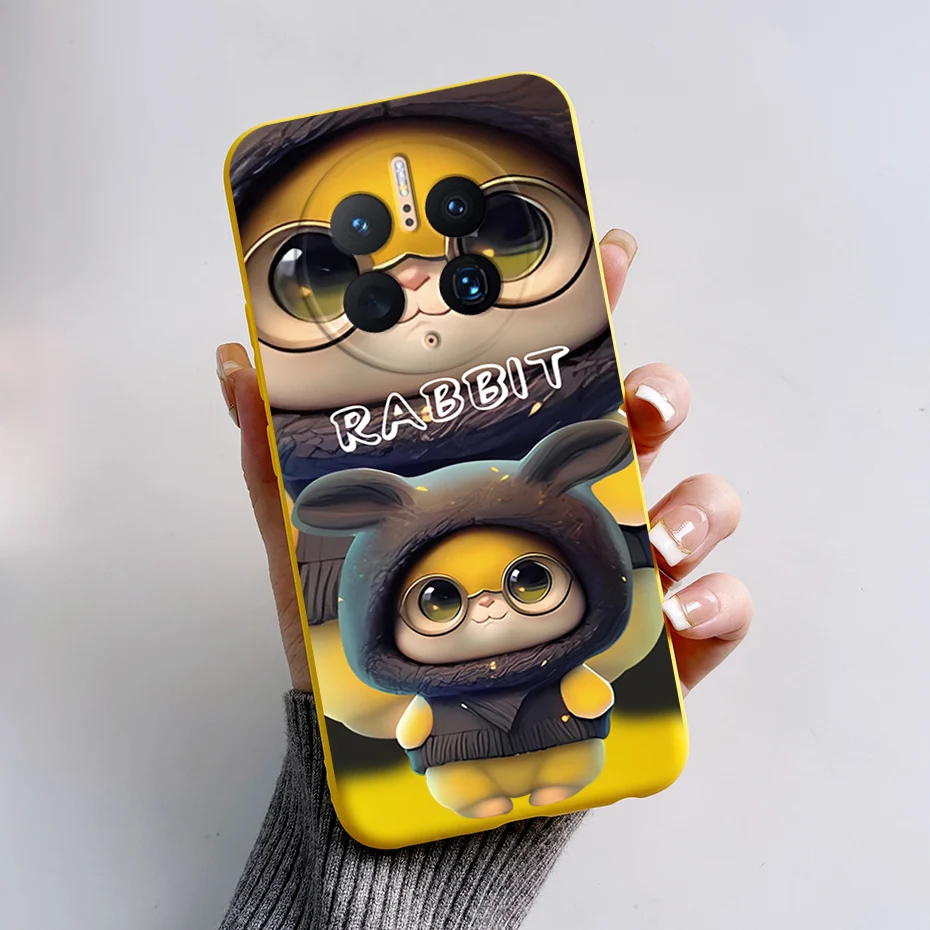 Adorable Rabbit and Panda Soft Silicone Shockproof Phone Case