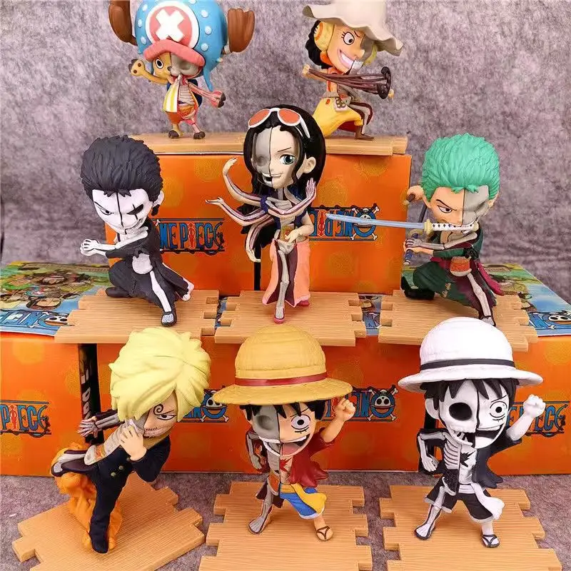 

Anime One Piece Luffy Zoro Model Decoration Ornament Collection Statue Trend Model Doll Pvc Figure Toy Birthday Gift Toys