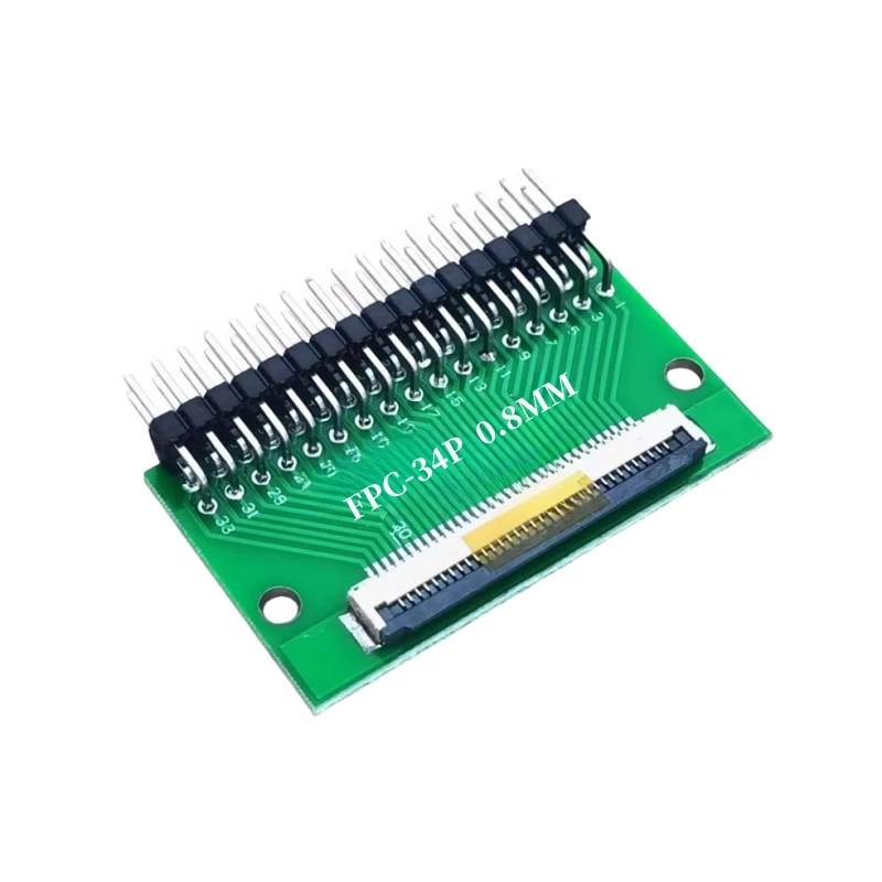 FPC-34P Adapter Board Welded 0.8 Pitch Seat Son Multifunctional Test Board Adapter Circuit Universal
