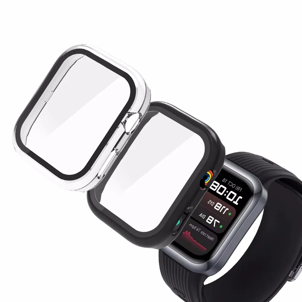 Premium Tempered Glass Protective Bumper Shell
