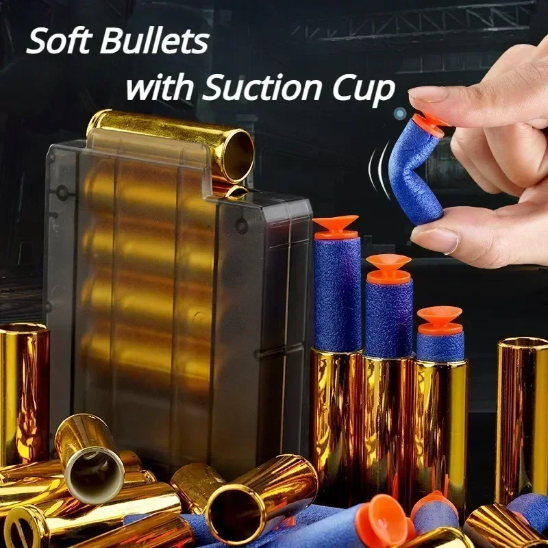 DIY Sniper Rifle Soft Bullets with Scope Manual Shell Ejection Toy Gun Outdoor Cs Game Prop Toy for Adult Boys Birthday Gift 4