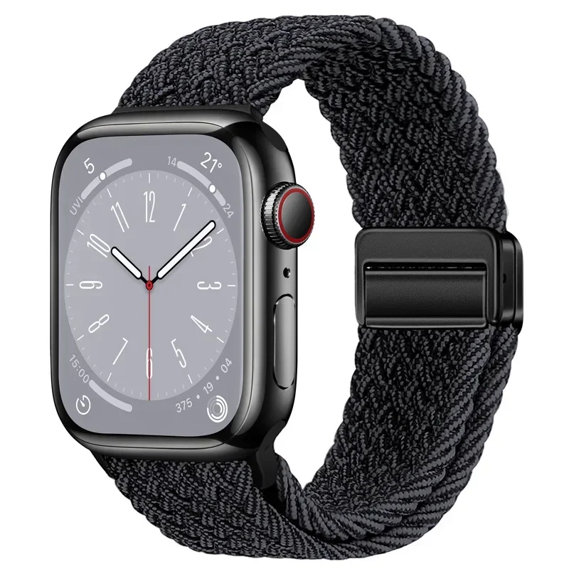 Nylon Braided Loop Strap - Elastic Bracelet