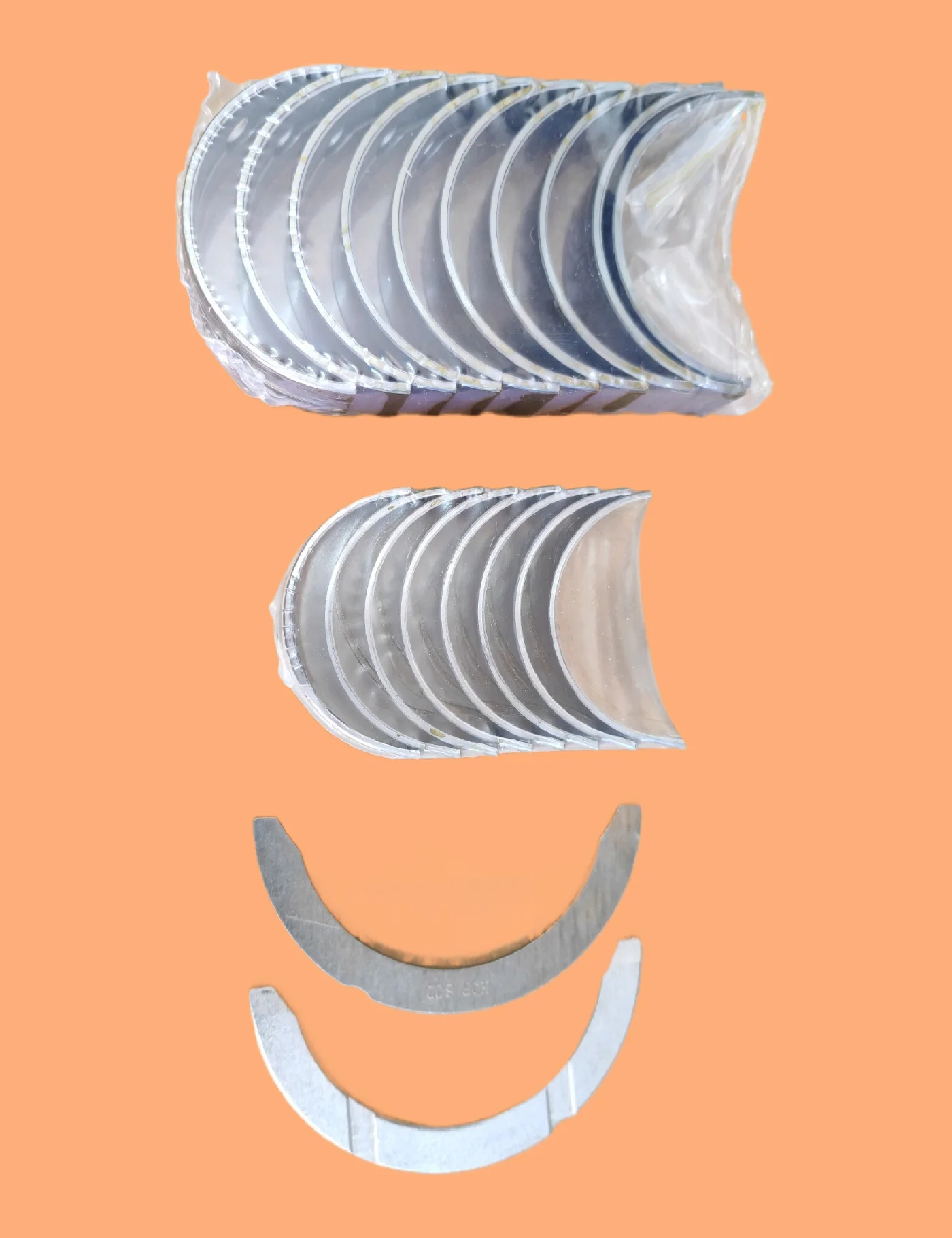 Delica 4G63, 4G64, 4G69 engine crankshaft pads, connecting rod pads, thrust plate combination MD327493 MD327503 MD351820