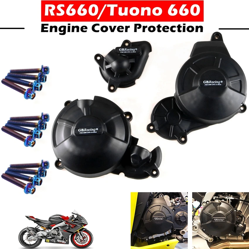 Motorcycle engine cover engine cover protector for Aprilia RS660 TUONO 660 Tuareg 660