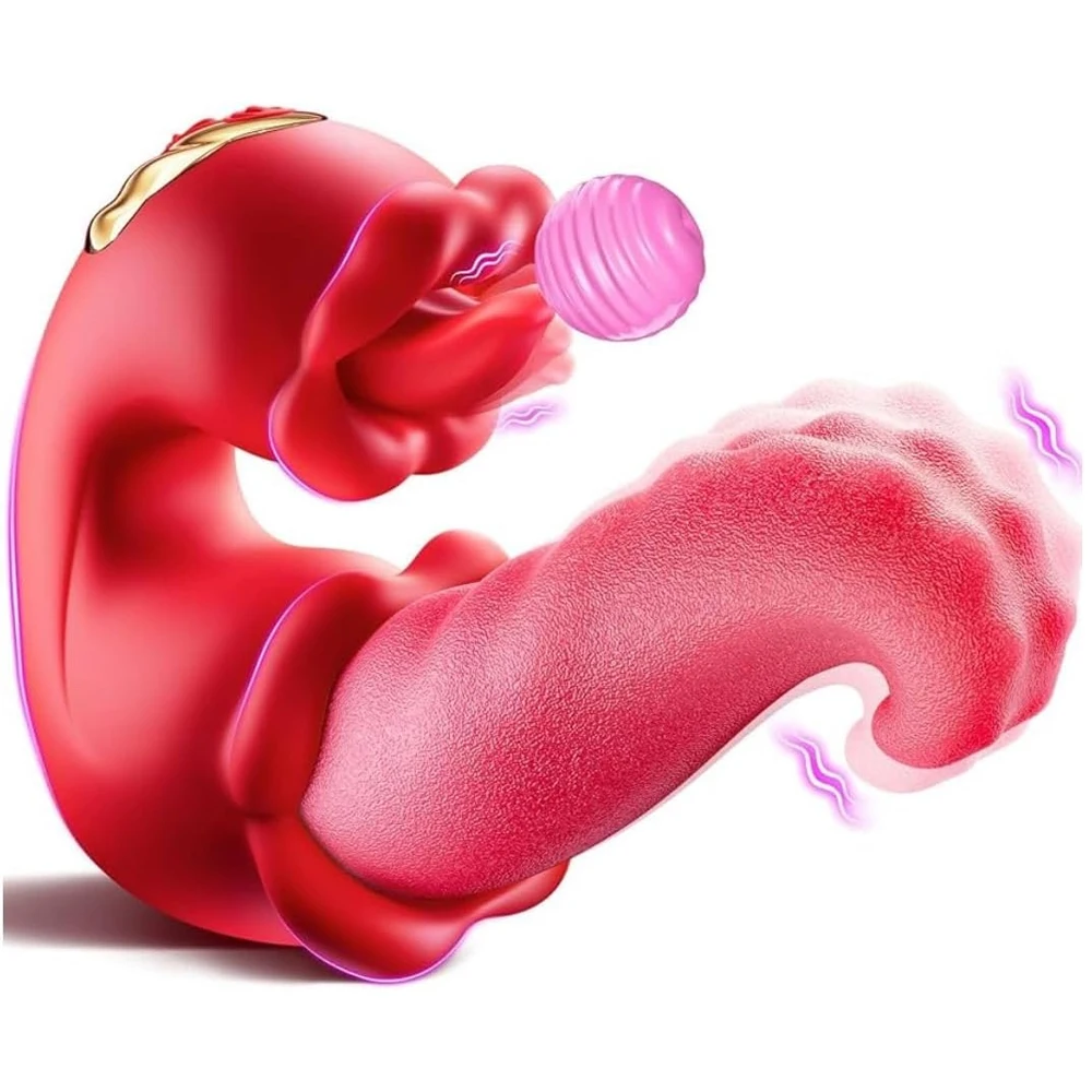 Tongue Licking Vibrator Nipple G Spot Clit Stimulator Female Masturbator Vagina Massager Vibrating Sex Toys for Adult