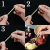 Titanium Outdoor EDC Portable Multi-Purpose Toothpick Bottle Fruit Fork Camping Tool Toothpick Tube Is More Durable Than Floss 2